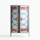 Velvet Dusk - Cabinet - Oluwaseyi Samuel Adebayo - Chalk - Overlay Glass