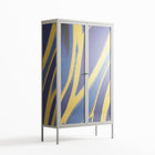 Blue Gale - Cabinet - Oluwaseyi Samuel Adebayo - Chalk - Overlay Glass