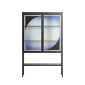 Ambient - Loft Cabinet - Alexander Khabbazi - Antracite - Clear glass
