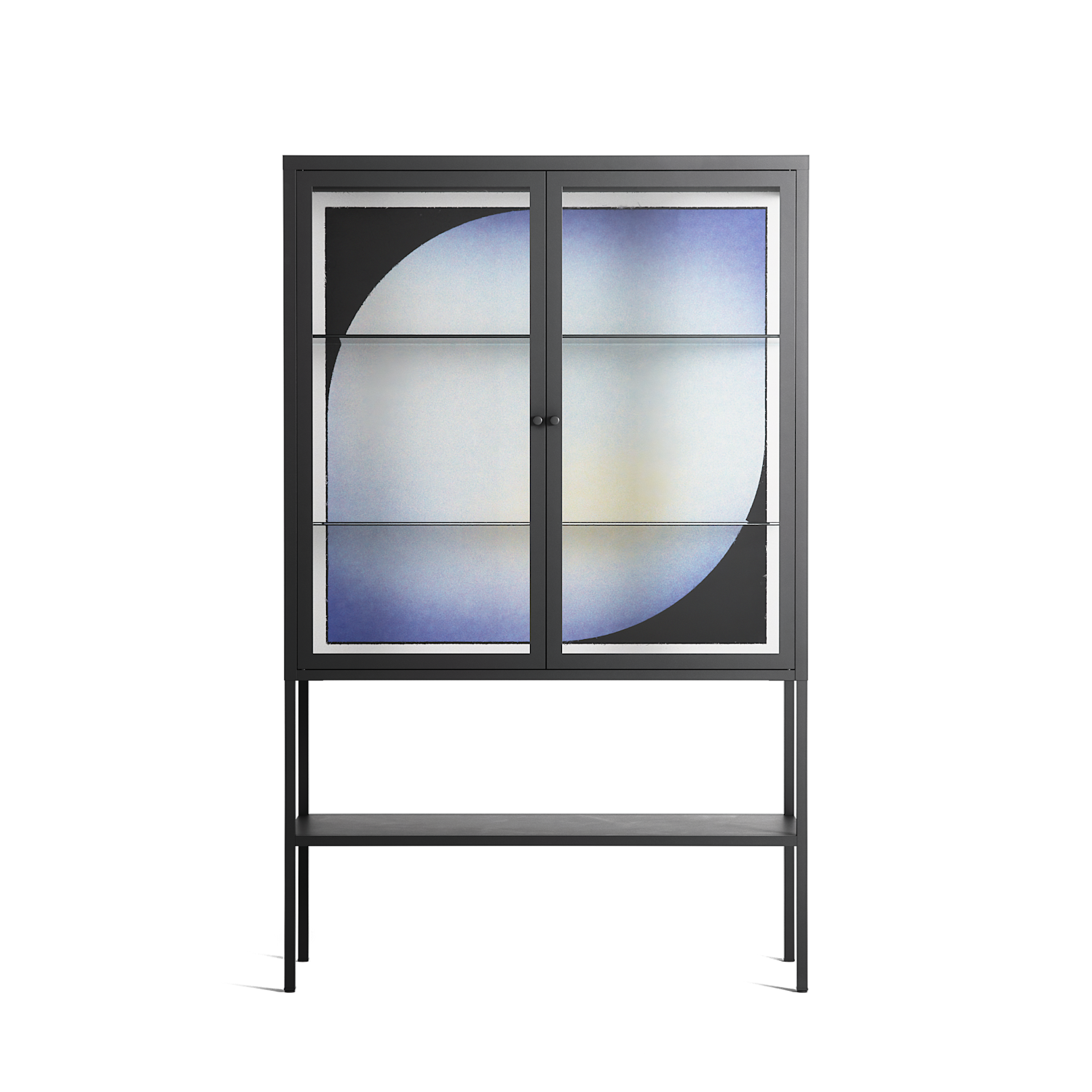 Ambient - Loft Cabinet - Alexander Khabbazi - Antracite - Clear glass