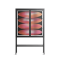 Repeating - Loft Cabinet - Alexander Khabbazi - Antracite - Clear glass