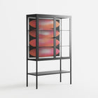 Repeating - Loft Cabinet - Alexander Khabbazi - Antracite - Clear glass