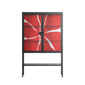 Spring to Summer - Loft Cabinet - Alexander Khabbazi - Antracite - Clear glass