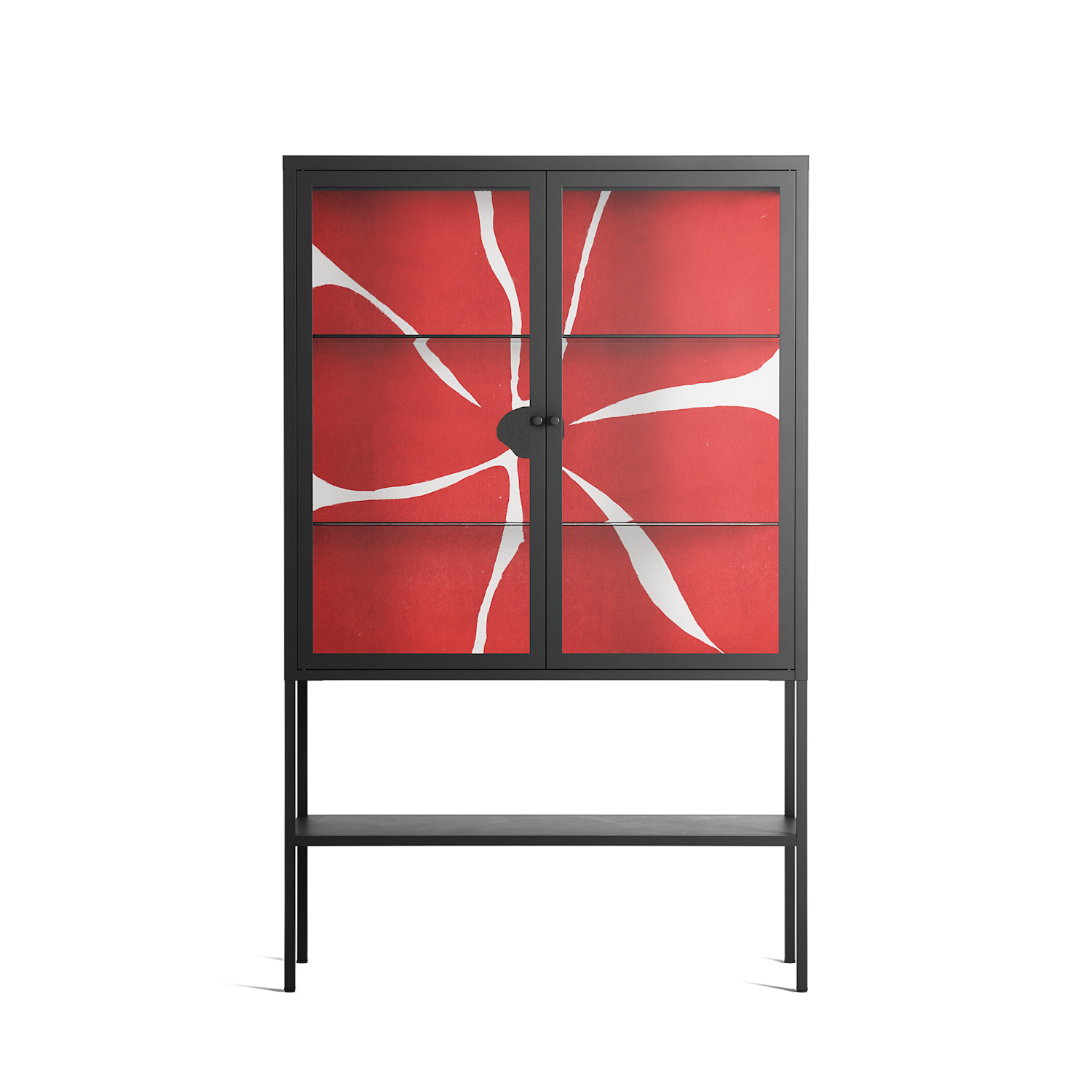 Spring to Summer - Loft Cabinet - Alexander Khabbazi - Antracite - Clear glass