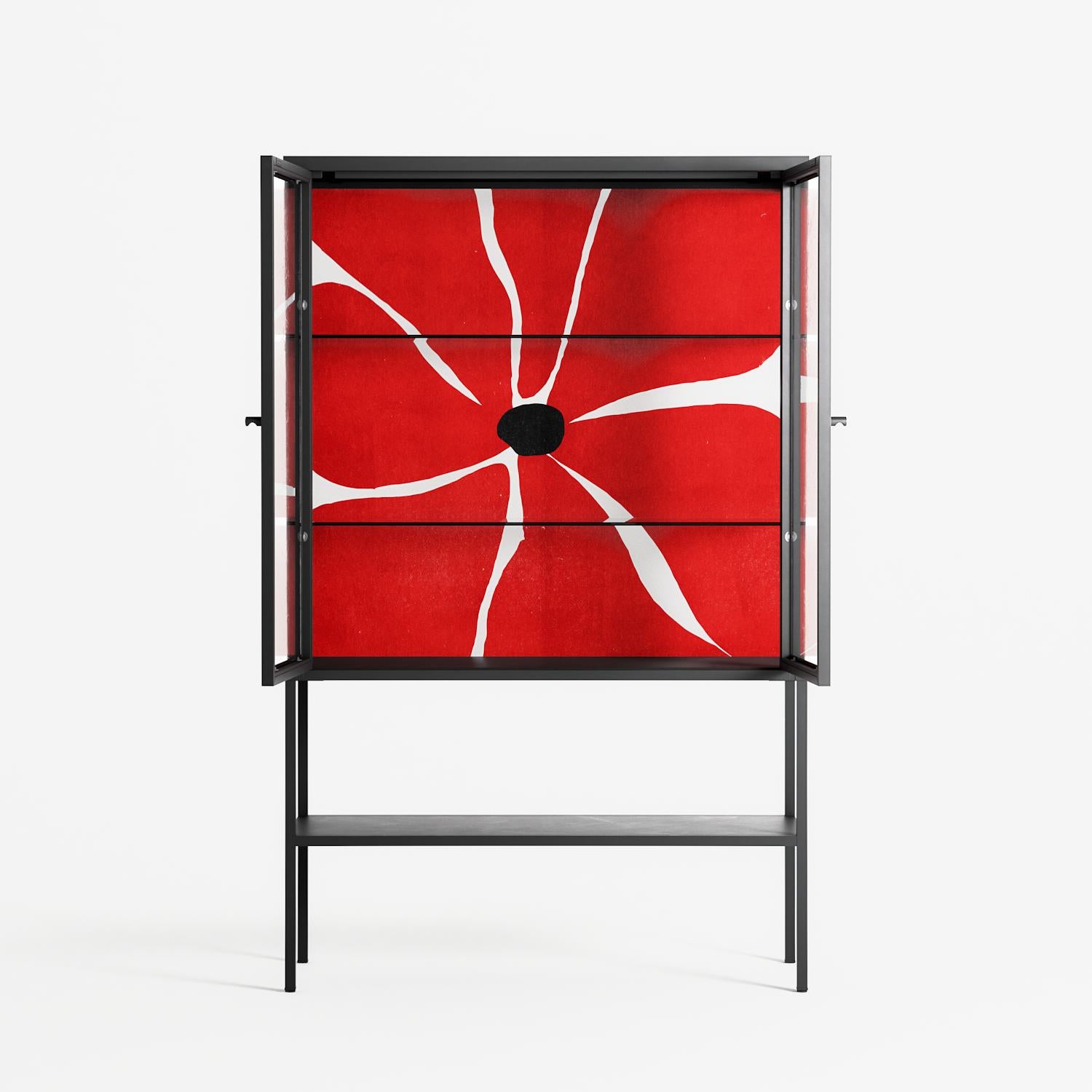 Spring to Summer - Loft Cabinet - Alexander Khabbazi - Antracite - Clear glass