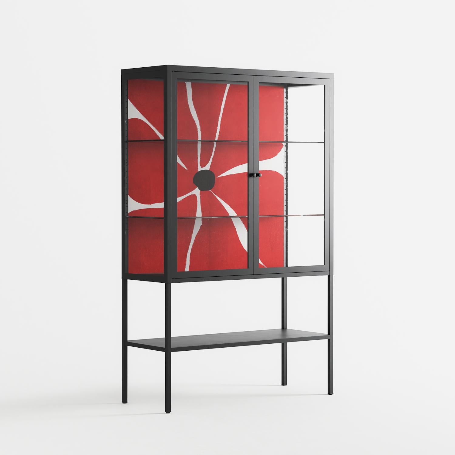 Spring to Summer - Loft Cabinet - Alexander Khabbazi - Antracite - Clear glass