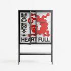 Heart Full - Loft Cabinet - Alexander Khabbazi - Antracite - Clear glass