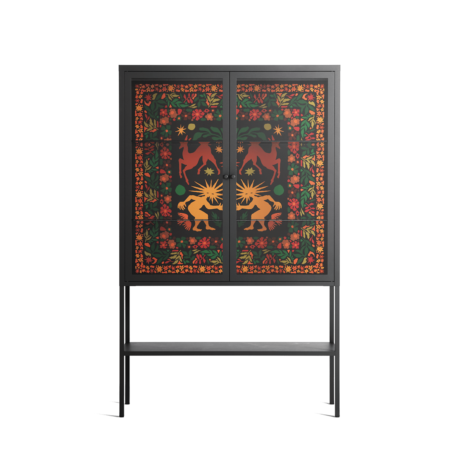 Sunbrother - Loft Cabinet - Nick Liefhebber - Antracite - Clear glass