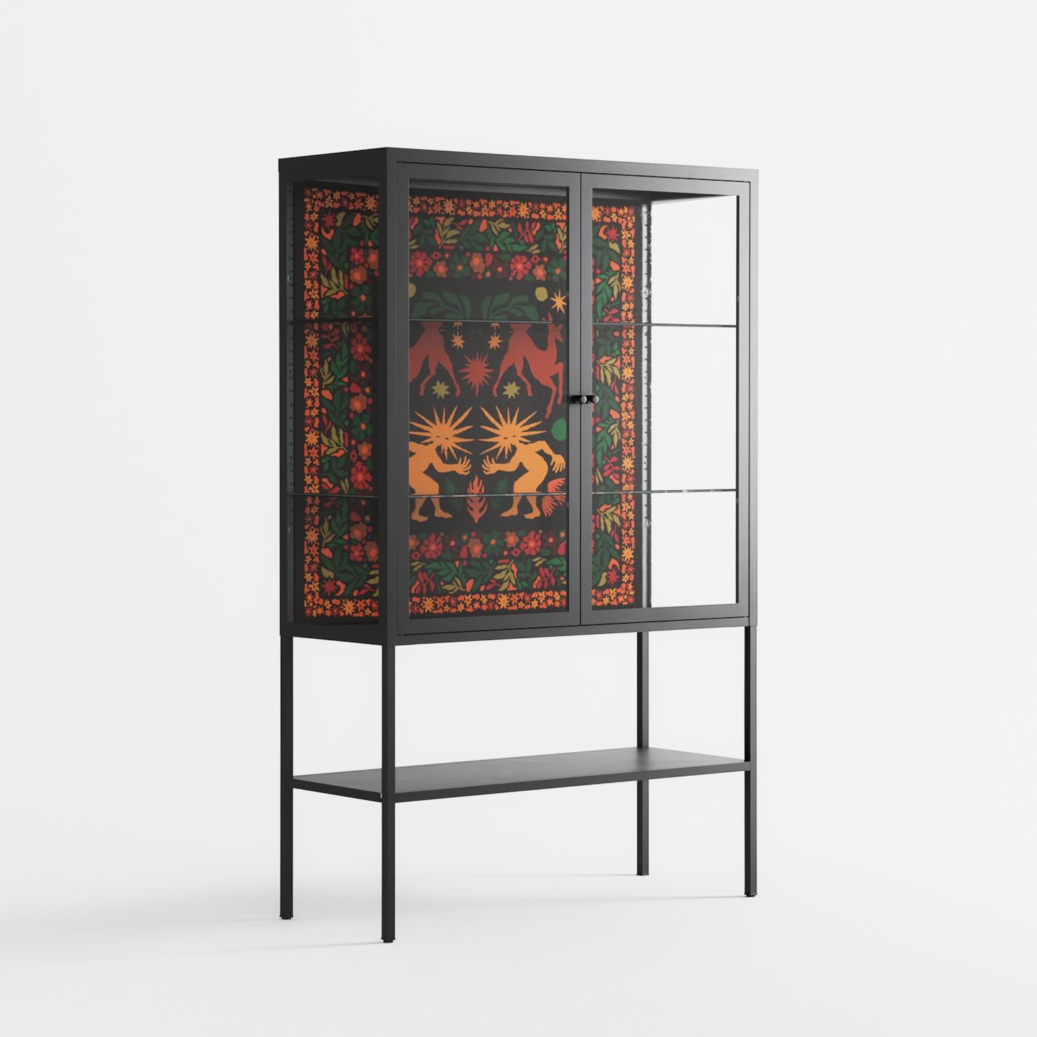 Sunbrother - Loft Cabinet - Nick Liefhebber - Antracite - Clear glass