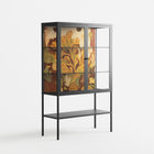 A Bridge Across Time 4 - Loft Cabinet - Nick Liefhebber - Antracite - Clear glass