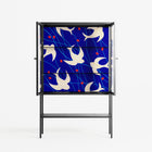 Birds A - Loft Cabinet - Heather Zhou - Antracite - Clear glass