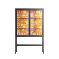 Cake - Loft Cabinet - Heather Zhou - Antracite - Clear glass