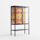 Cake - Loft Cabinet - Heather Zhou - Antracite - Clear glass