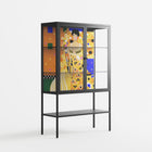Klimt - Loft Cabinet - Heather Zhou - Antracite - Clear glass