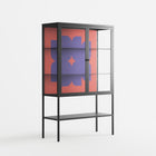 Stella - Loft Cabinet - Linus Lohoff - Antracite - Clear glass