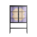 Amara - Loft Cabinet - Linus Lohoff - Antracite - Clear glass