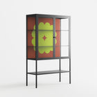 Fernis - Loft Cabinet - Linus Lohoff - Antracite - Clear glass