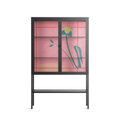 Tender Age in Bloom - Loft Cabinet - Ciara Wade - Antracite - Clear glass