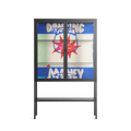 Wino Wagon - Loft Cabinet - Ciara Wade - Antracite - Clear glass