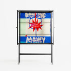 Wino Wagon - Loft Cabinet - Ciara Wade - Antracite - Clear glass