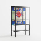 Wino Wagon - Loft Cabinet - Ciara Wade - Antracite - Clear glass