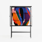 Balloons - Loft Cabinet - Vratislav Pecka - Antracite - Clear glass
