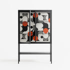 Conserto - Loft Cabinet - Vratislav Pecka - Antracite - Clear glass