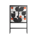 Conserto2 - Loft Cabinet - Vratislav Pecka - Antracite - Clear glass