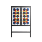 Perspektiva - Loft Cabinet - Vratislav Pecka - Antracite - Clear glass