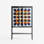 Perspektiva - Loft Cabinet - Vratislav Pecka - Antracite - Clear glass