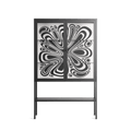 Splash of black - Loft Cabinet - Vratislav Pecka - Antracite - Clear glass