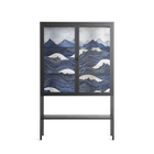 Dalgalar - Loft Cabinet - Nur Rydberg - Antracite - Clear glass