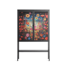 Greatful Meadow - Loft Cabinet - Nur Rydberg - Antracite - Clear glass