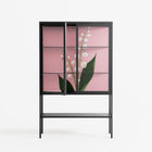 Kalas Konvalj - Loft Cabinet - Nur Rydberg - Antracite - Clear glass