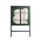 Rest 1 - Loft Cabinet - Andrea Devia-Nuño - Antracite - Clear glass
