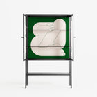 Rest 1 - Loft Cabinet - Andrea Devia-Nuño - Antracite - Clear glass