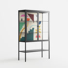 Garden Shapes - Loft Cabinet - Aley Wild - Antracite - Clear glass