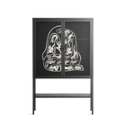 Nudes on Nudes - Loft Cabinet - Aley Wild - Antracite - Clear glass