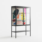 Sea Shapes - Loft Cabinet - Aley Wild - Antracite - Clear glass