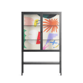 Surrender Shapes - Loft Cabinet - Aley Wild - Antracite - Clear glass
