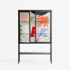 Surrender Shapes - Loft Cabinet - Aley Wild - Antracite - Clear glass
