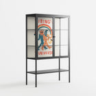 Vibing With The Universe - Loft Cabinet - Aley Wild - Antracite - Clear glass