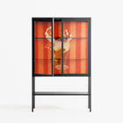 Drink And Cherries - Loft Cabinet - Raissa Oltmanns - Antracite - Clear glass