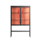 Lobster - Loft Cabinet - Raissa Oltmanns - Antracite - Clear glass