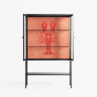 Lobster - Loft Cabinet - Raissa Oltmanns - Antracite - Clear glass