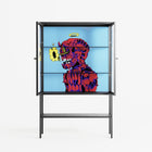 Flower - Loft Cabinet - Cezar Berje - Antracite - Clear glass