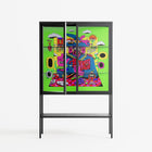 Wizard - Loft Cabinet - Cezar Berje - Antracite - Clear glass