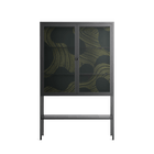 Midnight Dune - Loft Cabinet - Amy Suther - Antracite - Clear glass
