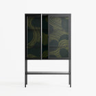 Midnight Dune - Loft Cabinet - Amy Suther - Antracite - Clear glass