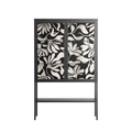 Prima Flora - Loft Cabinet - Amy Suther - Antracite - Clear glass